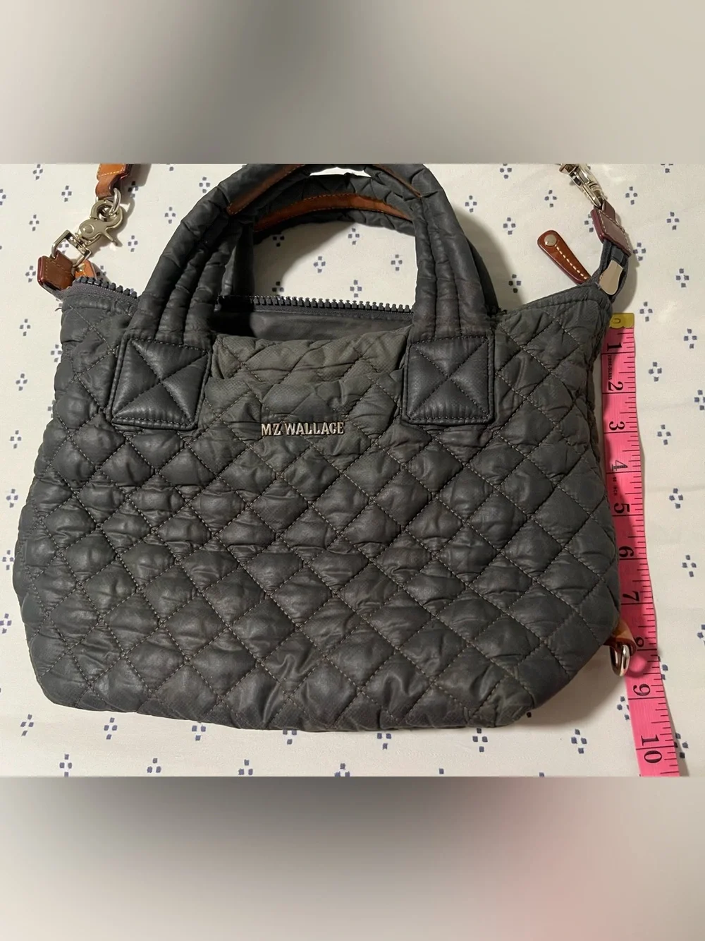 MZ Wallace Small Sutton - “Magnet” Quilted Bag with Removable Strap